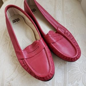Sas Red Loafers 8m